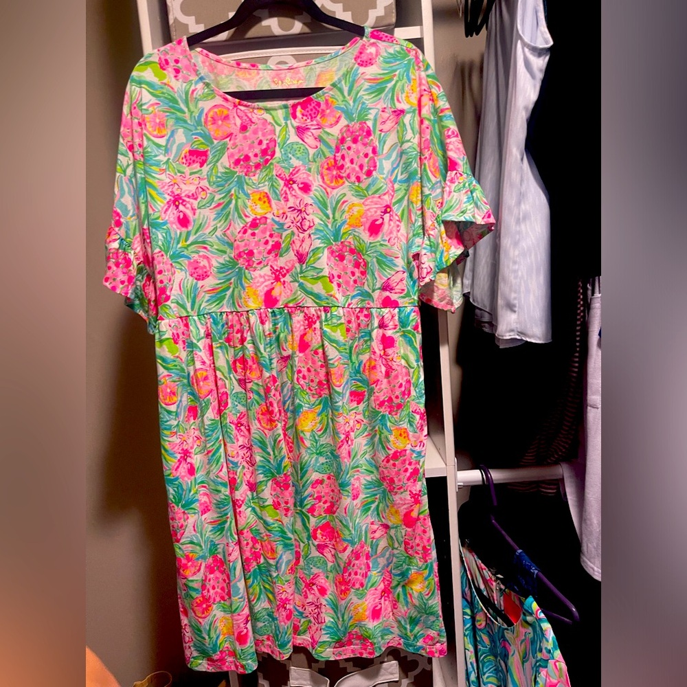 Lilly Pulitzer dress floral pattern